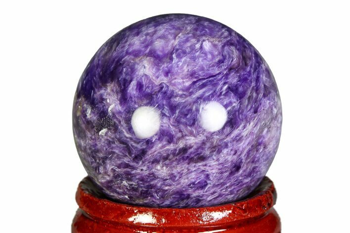Polished Purple Charoite Sphere - Siberia #355774